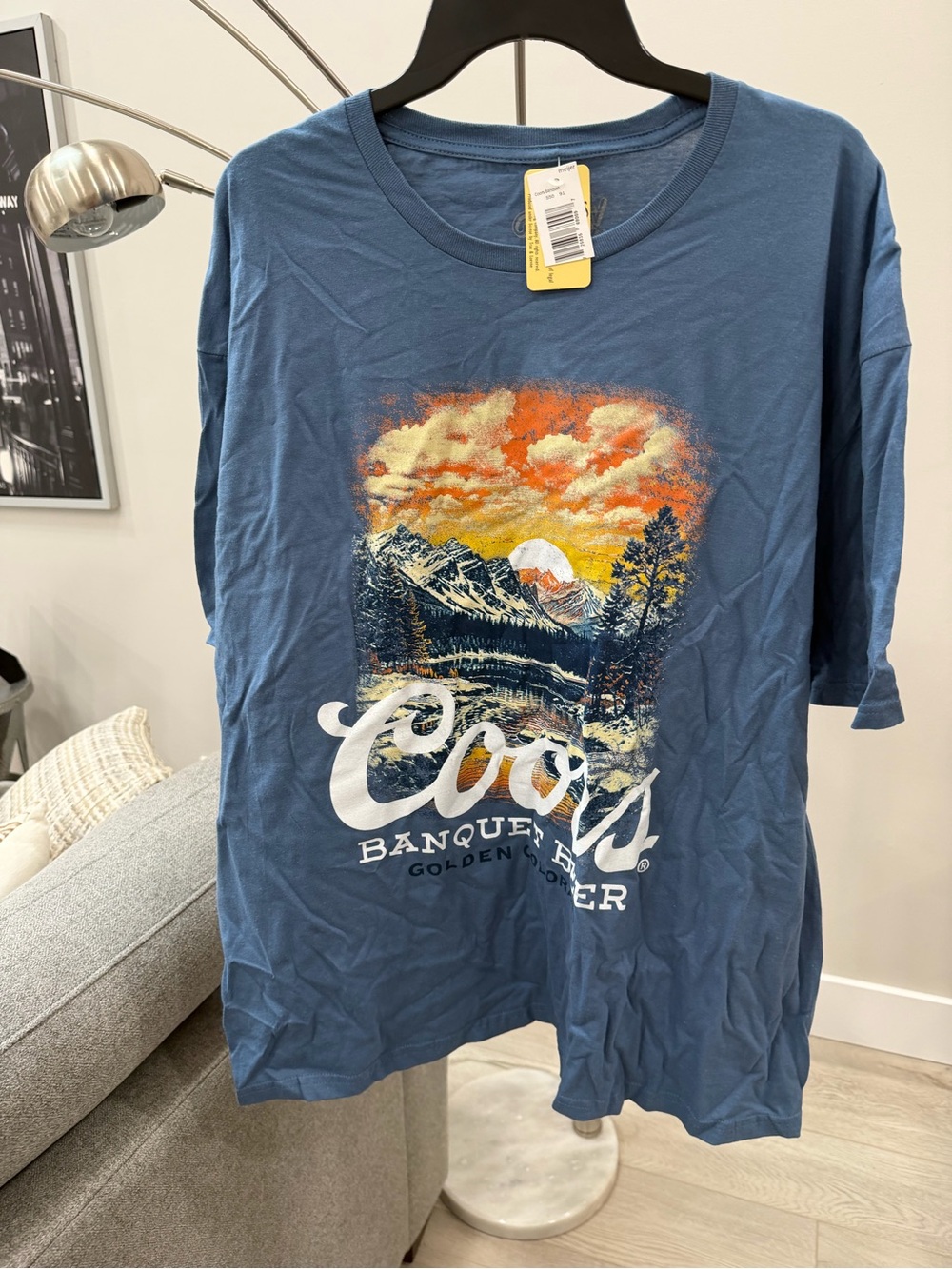 Coors Men’s Short-Sleeve Scenic Graphic Tee in Slate Blue
